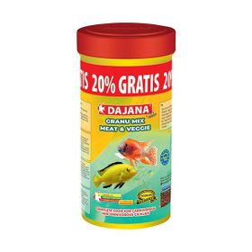 Dajana Granu Meat-Veggie Mix 250 ml+50 ml Promo 150 gr Balık Yemi