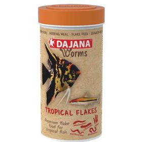 Dajana Worms Tropical Flakes 18 gr Balık Yemi