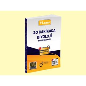 Dakika Yayınları 11. Sınıf 20 Dakikada Biyoloji Soru Bankası