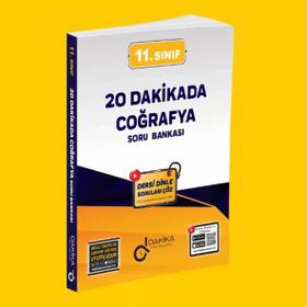 Dakika Yayınları 11.Sınıf 20 Dakikada Coğrafya Soru Bankası