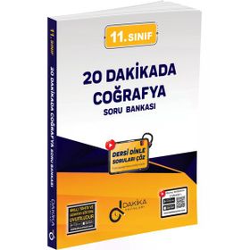 Dakika Yayınları 11.Sınıf 20 Dakikada Coğrafya Soru Bankası