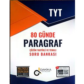 Dakika Yayınları - TYT 80 Günde Paragraf Soru Bankası