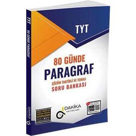 Dakika Yayınları - TYT 80 Günde Paragraf Soru Bankası