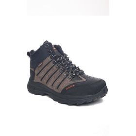 Dakır's 116-24 Deri Outdoor Kürklü Fermuarlı Vizon Erkek Bot
