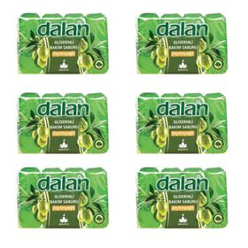 Dalan 025542 150 gr 4'lü Paket 6 Paket Banyo Gliserinli Zeytinyağlı Sabun