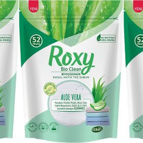 Dalan 1.6 kg Aloe Vera 3'lü Set 156 Yıkama Roxy Bio Clean Matik Sabun Tozu