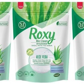 Dalan 1.6 kg Aloe Vera 3'lü Set 156 Yıkama Roxy Bio Clean Matik Sabun Tozu