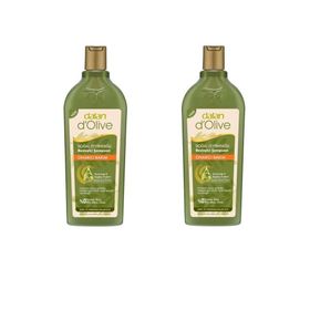 Dalan 2x400 ml Doğal Zeytinyağlı Onarıcı Bakım Besleyici Şampuan