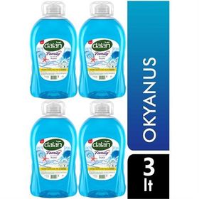 Dalan 4 X 3000 ml Family Okyanus Sıvı Sabun