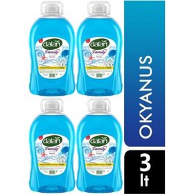 Dalan 4 X 3000 ml Family Okyanus Sıvı Sabun