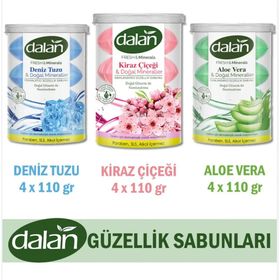 Dalan 4x110 gr 4 Adet Fresh Minerals Deniz Tuzu Doğal Mineraller Canlandırıcı Güzellik Sabunu