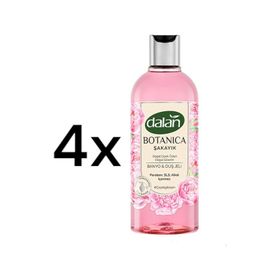 Dalan 4x500 ml Botanica Şakayık Doğal Çiçek Özleri Duş Jeli