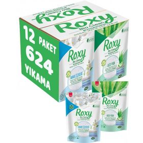 Dalan 9.6+9.6 kg 19.2 kg Bahar Çiçekleri+Aloe Vera 624 Yıkama Roxy Bio Clean Sabun Tozu Karma Set