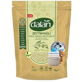 Dalan Doğal Granül 1 kg Bebekler Için Doğal Granül Zeytinyağlı Sabun Tozu