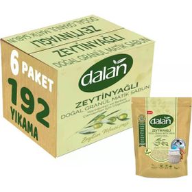 Dalan Doğal Granül Zeytin Yağlı 6x1 kg Bebekler İçin Sabun Tozu