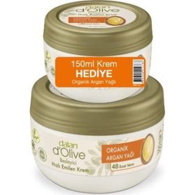 Dalan D'Olive Kavanoz Krem 300 ml+150 ml Argan Yağı Krem