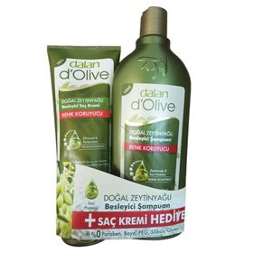 Dalan Dolive Renk Koruyucu 600 ml Şampuan ve Saç Kremi