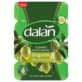 Dalan Gliserinli Organik Zeytinyağlı 4 x 150 gr Banyo Sabunu
