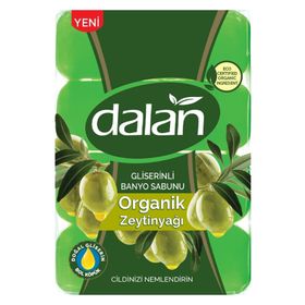 Dalan Gliserinli Organik Zeytinyağlı 4 x 150 gr Banyo Sabunu