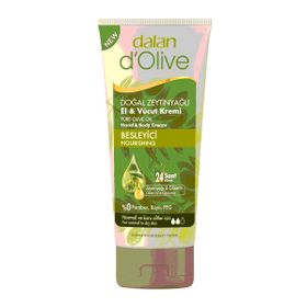 Dalan Normal Kuru Ciltler Doğal Zeytinyağlı Besleyici 250 ml D'olive Besleyici El Vücut Kremi