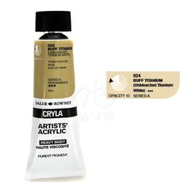 Daler Rowney 024 Buff Titanium Seri A Cryla Artist 75 ml Akrilik Boya