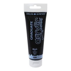 Daler Rowney 026 Black 120 ml Akrilik Boya