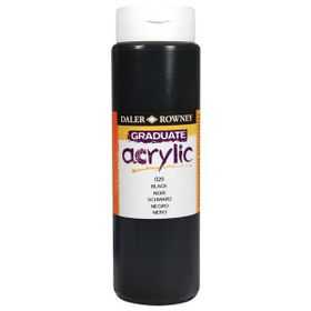 Daler Rowney 026 Black 500 ml Akrilik Boya