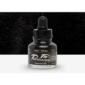 Daler Rowney 032 Black Fw Pearlescent Acrylic Inks 29.5 ml Cam Şişe