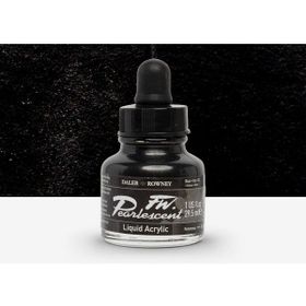 Daler Rowney 032 Black Fw Pearlescent Acrylic Inks 29.5 ml Cam Şişe