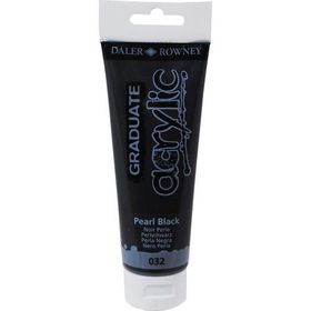 Daler Rowney 032 Pearlescent Black 120 ml Akrilik Boya