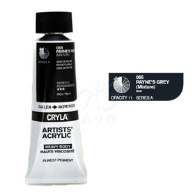 Daler Rowney 065 Paynes Grey Seri A Cryla Artist 75 ml Akrilik Boya