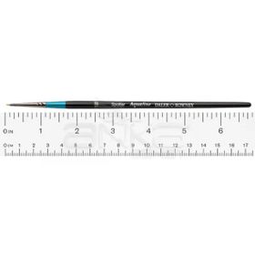 Daler Rowney 10/0 81 Seri Aquafine Sentetik Kısa Saplı Detay Fırçası