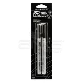 Daler Rowney 101 0,8 mm Teknik Uç s Fw Mixed Media Paint Marker Sets