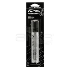 Daler Rowney 101 0,8 mm Teknik Uç s Fw Mixed Media Paint Marker Sets