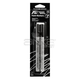 Daler Rowney 104 1-3 mm Kesik Uç s Fw Mixed Media Paint Marker Sets