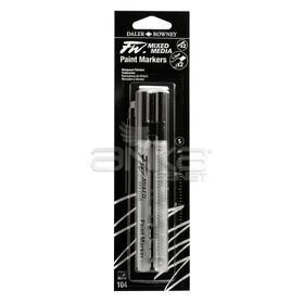 Daler Rowney 104 1-3 mm Kesik Uç s Fw Mixed Media Paint Marker Sets