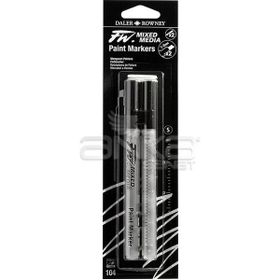 Daler Rowney 104 1-3 mm Kesik Uç s Fw Mixed Media Paint Marker Sets