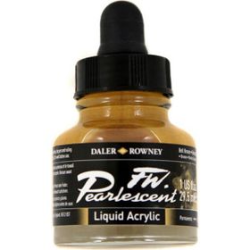 Daler Rowney 110 Bell Bronze Fw Pearlescent Acrylic Inks 29.5 ml Cam Şişe