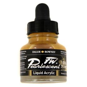 Daler Rowney 110 Bell Bronze Fw Pearlescent Acrylic Inks 29.5 ml Cam Şişe