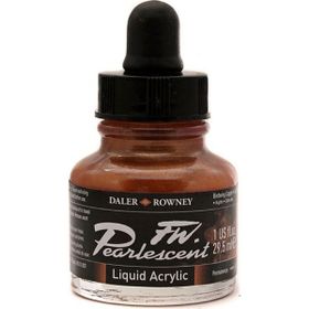 Daler Rowney 111 Birdwing Copper Fw Pearlescent Acrylic Inks 29.5 ml Cam Şişe