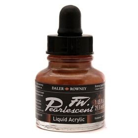 Daler Rowney 111 Birdwing Copper Fw Pearlescent Acrylic Inks 29.5 ml Cam Şişe