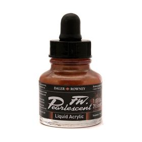 Daler Rowney 111 Birdwing Copper Fw Pearlescent Acrylic Inks 29.5 ml Cam Şişe