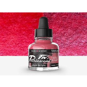 Daler Rowney 114 Hot Mama Red Fw Pearlescent Acrylic Inks 29.5 ml Cam Şişe