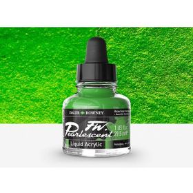 Daler Rowney 115 Macaw Green Fw Pearlescent Acrylic Inks 29.5 ml Cam Şişe