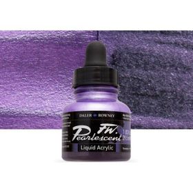 Daler Rowney 116 Moon Violet Fw Pearlescent Acrylic Inks 29.5 ml Cam Şişe