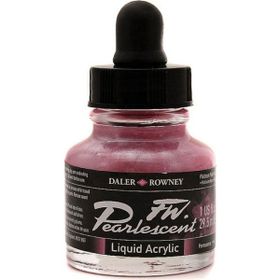 Daler Rowney 118 Platinum Pink Fw Pearlescent Acrylic Inks 29.5 ml Cam Şişe