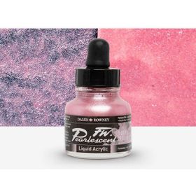 Daler Rowney 118 Platinum Pink Fw Pearlescent Acrylic Inks 29.5 ml Cam Şişe