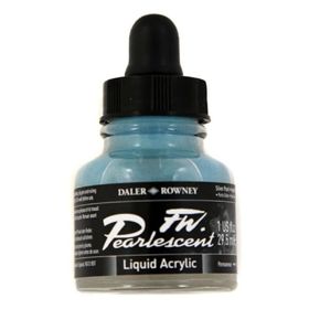 Daler Rowney 119 Silver Pearl Fw Pearlescent Acrylic Inks 29.5 ml Cam Şişe