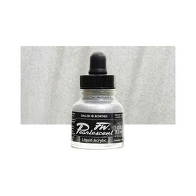Daler Rowney 119 Silver Pearl Fw Pearlescent Acrylic Inks 29.5 ml Cam Şişe