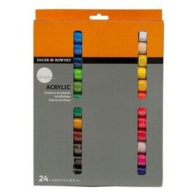 Daler Rowney 12 ml x 24 Set Simply Akrilik Boya